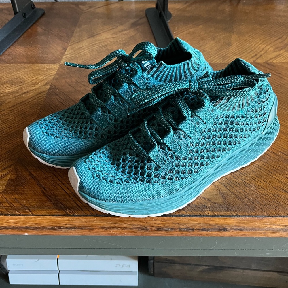 NoBull Iridescent Knit Runner, Deep Teal, Size W9/M7.5
